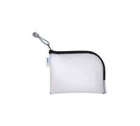 Pochette à fermeture à zip 'Mesh Bags', A7, noir