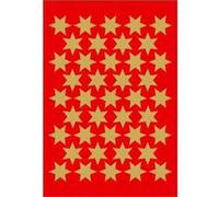Herma sticker de nöel étoiles 14 mm doré 3 feuilles de 41 3903 doré G