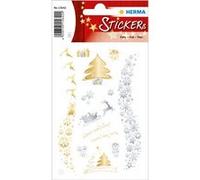 Herma Stickers de Noël CREATIVE 'Magie de Noël' – Lot de 14 autocollants transparents permanents