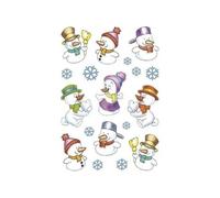 HERMA 3216 Lot de 27 autocollants de Noël en papier mat pour décoration de Noël - Autocollants permanents pour Noël, cadeaux, travaux manuels, calendrier de l'Avent - Multicolore