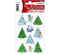 Herma Stickers de Noël DECOR 'Forêt à Noël' – Lot de 30, papier mat (15262)