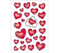 Herma stickers decor coeurs & lettres 2 x 25 stickers 3509 G