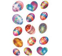 Herma stickers decor oeufs de pâques scintillant 2 feuilles de 15 3672 G