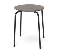 Herman tabouret noir structure chêne teinté foncé Ferm Living - 5704723035657