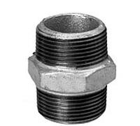 Hermann Schmidt Temperguss 280 mamelon double 13280032 DN 32, 2000 2000 /4", AG/AG, galvanisé