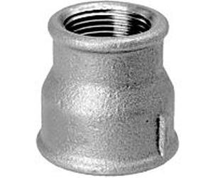 Hermann Schmidt manchon de réduction en fonte malléable 13240006 DN 15 x 10, 1/2" x 3/8", IG/IG, galvanisé