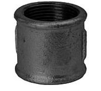 Hermann Schmidt Temperguss 270 manchon 14270040 DN 40, 2000 2000 /2", IG/IG, noir