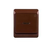 Hermes 5901130483334 Mécanisme de sonnette complet Marron IP44 Bouton 1 LNT-1D+n 0347-06 Elektro-plast Light
