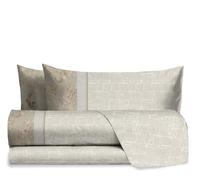 hermet Laura Biagiotti Parure de lit Double en Coton, Parure de lit Fantaisie, 100% Coton, Drap Housse + Drap Housse + taies d'oreiller
