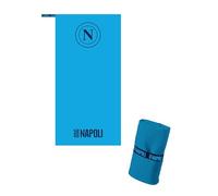 hermet Napoli Serviette en Microfibre 80 x 160 cm - Serviette Officielle pour la mer, la Piscine, la Gym et Les Voyages avec Collier élastique, léger et séchage Rapide