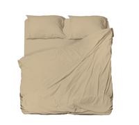hermet Winner Parure de lit 2 Places en Microfibre avec Corde, Parure de lit, Drap Plat, Drap Plat, 2 taies d'oreiller