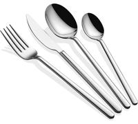 Hermia Concept, Allegra - Silver, set de couverts (24 pièces), argent, 100 % ACIER INOXYDABLE, 23,4 cm