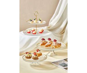 Hermia Concept, Paris, présentoir à aliments, transparent, verre, 28 cm