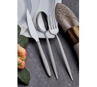 Hermia Concept, Venedik24, couverts, set de couverts (24 pièces), argent, acier inoxydable,
