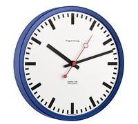 Hermle Horloge de Gare Radio-pilotée Bleue 30471-Q70870
