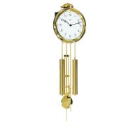 Hermle horloge domestique laiton avec pendule lyre, sonnerie 8 jours 1/2 heures