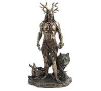Herne The Spirit Hunter of Windsor Forest Standing with Deer and Wolf