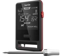 HerQs herQs - Pin PRO - Thermomètre à BBQ - Thermomètre à viande - 2 sondes sans fil incluses - Thermomètre à barbecue avec application - jusqu'à 500°C - Bluetooth