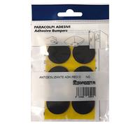 Herrajes Alk Patins antidérapants adhésifs ronds 12mm noir lot de 28