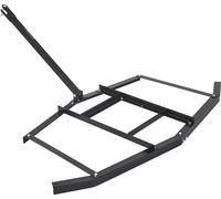 Herse de prairie - Herse traînée Largeur de travail 167,6 cm - Acier Q235 - Barres réglables - Attelage à boulon - Pour ATV, UTV et tracteur tondeuse - Charge maximale 22,7 kg