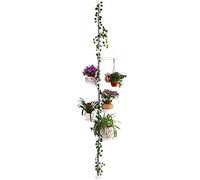 Support à fleurs télescopique à 5 niveaux, réglable en hauteur, en métal, d'intérieur