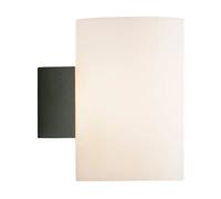 Herstal Applique murale Evoke grande Anthracite-verre opale