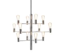 Herstal Lustre Manola 12 lumières chrome