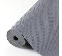 Hersvin 70cmx500cm Tapis Fond de Tiroir Antiderapant Non-adhésif, DIY Tapis de Refrigerateur Placard Etagere Frigo, EVA Plastique Protection pour Meuble Camping, sous Evier Cuisine (Gris Foncé/Point)