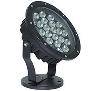 Hertl Projecteur de pelouse extérieur en aluminium étanche IP67 en verre trempé COB lampe d'arbre super lumineuse lampe de projection cour jardin bâtiment mur plante communautaire lampe de spot extern