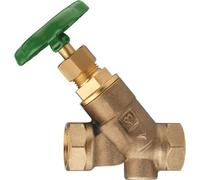 Herz Stroemax W, robinet d'arrêt d'eau potable, siège incliné, 1" IG, réf. 24115/03, 1 pièce.