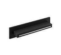 bec pour mur Deep Black Herzbach 2000 .12 noir mat, pour montage mural, 346 x 80 mm, saillie 63,5 mm