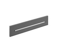 Herzbach Bec mural Deep Grey 23.696000. 2000 .06 346x80mm, pour montage encastré, gris mat