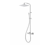 Herzbach Ceo colonne de douche 36.988250.2.01 avec thermostat de douche apparent, chromé