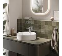 Herzbach Ceo mitigeur lavabo 36.220311. 2000 .14 taille S, avec tirants garniture de vidange , finition inox