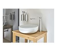 Herzbach Ceo mitigeur lavabo 36.220320.2.14 taille XL, avec arbre surélevé, sans garniture de vidange , finition inox