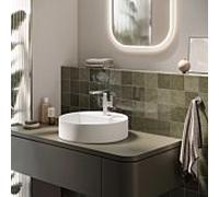 Herzbach Ceo mitigeur lavabo 36.220335. taille 2000 .14 L, avec tirants garniture de vidange , finition inox
