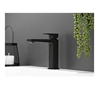 Herzbach Ceo mitigeur lavabo Taille M 36.220310. 2000 .12 noir mat, avec tirants- garniture de vidange