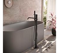 Herzbach DEEP Robinetterie de baignoire au sol, Mitigeur monocommande, 18.022070.1.12,