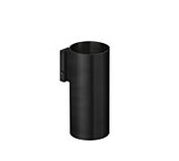 Herzbach Porte-brosse à dents Deep Black 23.812000. 2000 .12 noir mat, montage mural