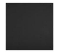 Herzbach Deep Black douche de tête 23.650000.2.12 500 mm, noir mat, pour montage au plafond