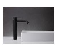 Herzbach Deep Black mitigeur lavabo 23.203200.3.12 noir mat, taille L, sans garniture de vidange