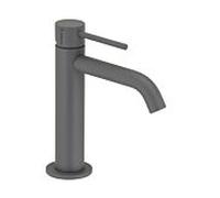 Herzbach Deep Grey mitigeur lavabo 23.203210. 2000 .06 slim taille S, sans garniture de vidange , gris mat