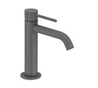 Herzbach Deep Grey mitigeur lavabo 23.203210. 2000 .06 slim taille S, sans garniture de vidange , gris mat