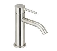 Herzbach Mélangeur de lavabo monotrou slim Deep IX 18.203210. 2000 .09 taille S, sans garniture de vidange , acier inoxydable brossé