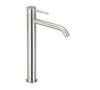 Herzbach Deep IX Mitigeur lavabo 28.203200.2.09 Acier inoxydable brossé, taille L, hauteur 300 mm