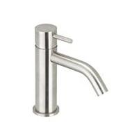 Herzbach Deep IX mitigeur lavabo 28.203420. 2000 .09 acier inoxydable brossé, sans garniture de vidange , taille M, hauteur 167 mm