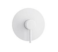 Herzbach Deep White kit de montage final 23.210550. mitigeur de douche 2000 .07, encastré, blanc mat