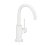 Herzbach Deep White mitigeur lavabo 23.203420. 2000 .07 slim taille M, sans garniture de vidange , blanc mat