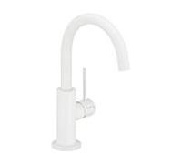 Herzbach Deep White mitigeur lavabo 23.203420. 2000 .07 slim taille M, sans garniture de vidange , blanc mat