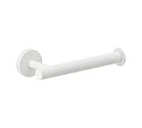 Herzbach Deep White porte-rouleau de papier 23.814000.1.07 montage mural, fixation invisible, blanc mat